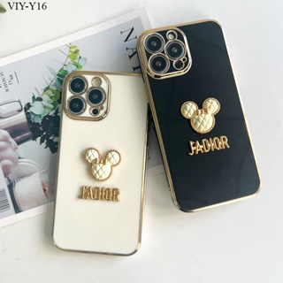 VIVO Y35 Y22 Y22S Y16 เคสวีโว่ สำหรับ Case Mouse เคส เคสโทรศัพท์ เคสมือถือ เคสนิ่ม Soft Electroplate TPU Cases