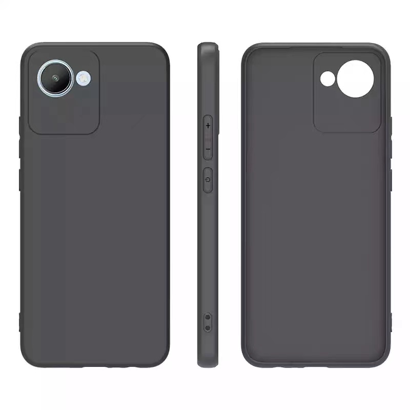 TPU Case Realme Narzo 50i Prime เคสซิลิโคนนิ่มสวยและบางมากสีดํา เรียวมี Narzo 50i Prime[CT 98Shop]