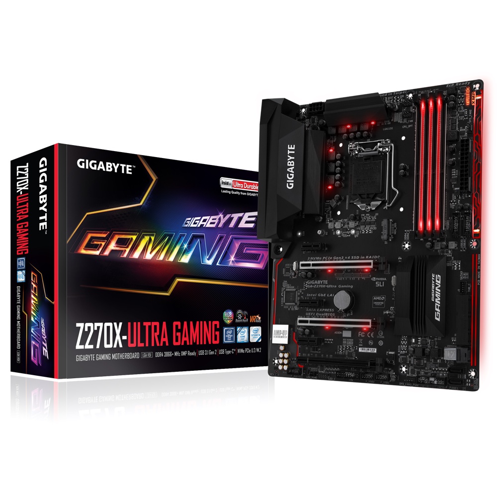 MAINBOARD (เมนบอร์ด) 1151 GIGABYTE Z270X ULTRA GAMING RGB ตัวท็อป พร้อมส่ง