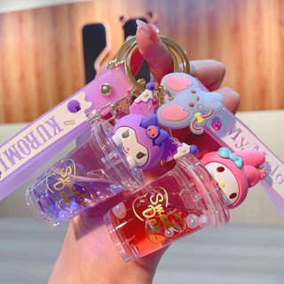 Sanrio พวงกุญแจ จี้ทรายดูด ลายเฮลโลคิตตี้ มายเมโลดี้น่ารัก แฟชั่น สําหรับห้อยกระเป๋าเป้สะพายหลัง ของขวัญ