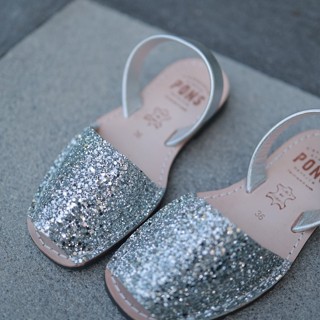 รองเท้า Pons รุ่น 510 สี Glitter Plata A.Plata(G-005)