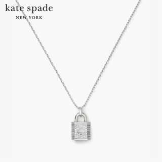 KATE SPADE NEW YORK LOCK AND SPADE PAVE MINI PENDANT K9467 สร้อยคอ