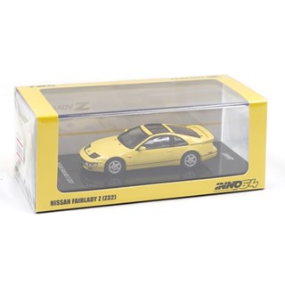 Inno64 IN64-300ZX-YLPG 1/64 NISSAN FAIRLADY Z Z32 YELLOW PEARLGLOW WITH EXTRA WHEELS DIECAST SCALE MODEL CAR