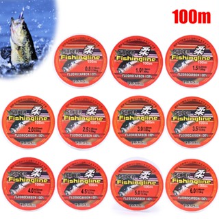 [DS] super strong 100% fluoro คาร์บอน monofilament สายไนล่อนสําหรับใช้ในการตกปลา/0 . 4-8 lb 100 ม.