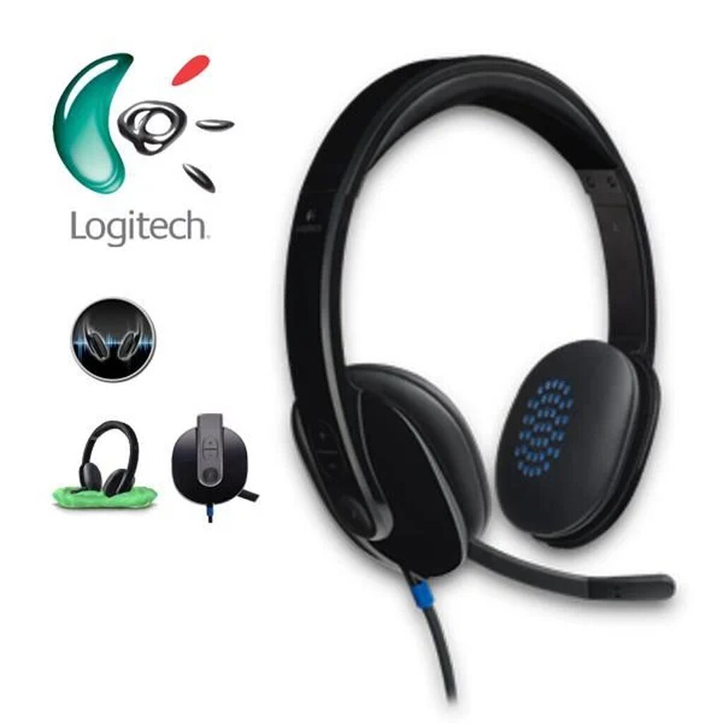 LOGITECH H540 USB COMPUTER HEADSET รับประกันศูนย์ 2 ปี #5