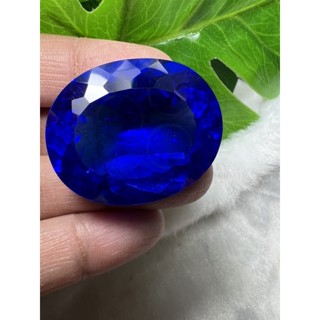 Lab Blue Spinel Oval 26x36- 96cts