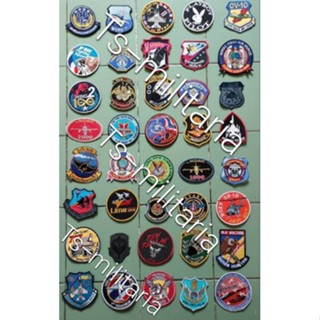 อาร์มหายาก อาร์มผ้าทหารอากาศ เก็บสะสม อาร์มกองบินทหาร patches thai airforce