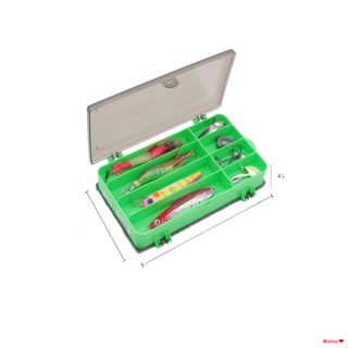 จัดส่งตรงจุด[Forte] กล่องใส่เหยื่อ 2 หน้า BID  13 ช่องขนาด 18x10x4.5 ซม.