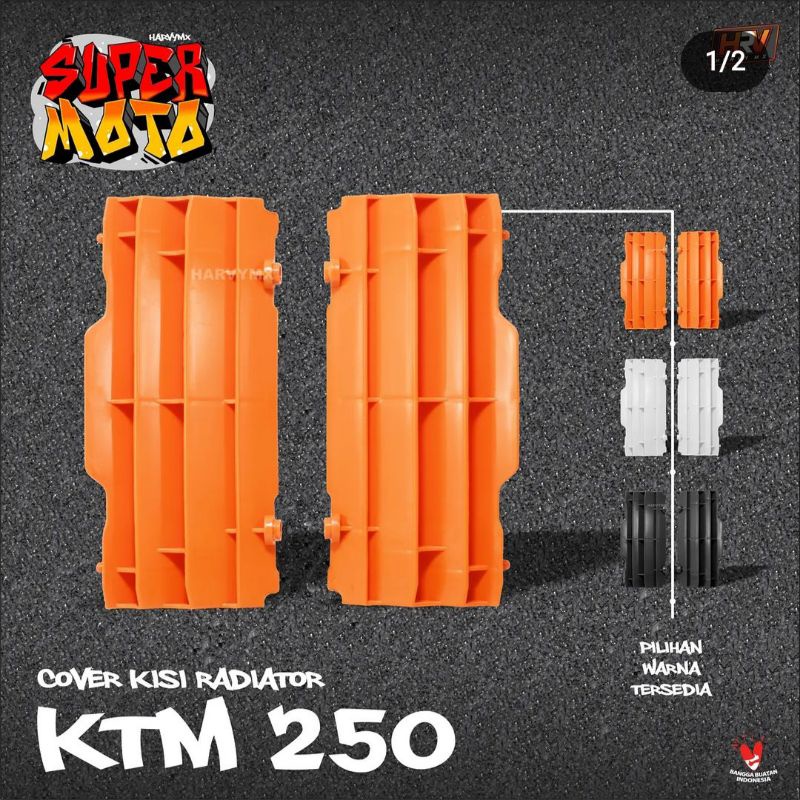 หม้อน้ําป้องกันกระจังหน้า ktm250 EXC EXCSF SX SXF 2015 UNIVERSAL RADIATOR GRID KTM 250 RADIATOR MUD 
