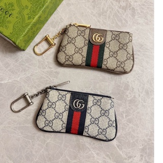 พรี​ ราคา2200 Gucci 671722 หนังวัว กระเป๋า​บัตร กระเป๋าสตางค์ กระเป๋าเงิน เหรียญ12*7.5*1.5cm