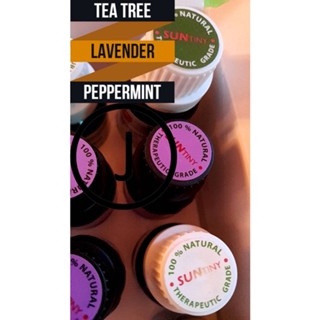 SUNTINY TEA TREE OIL PEPPERMINT OIL LAVENDER OIL 15ml Australia   100% Pure Oil