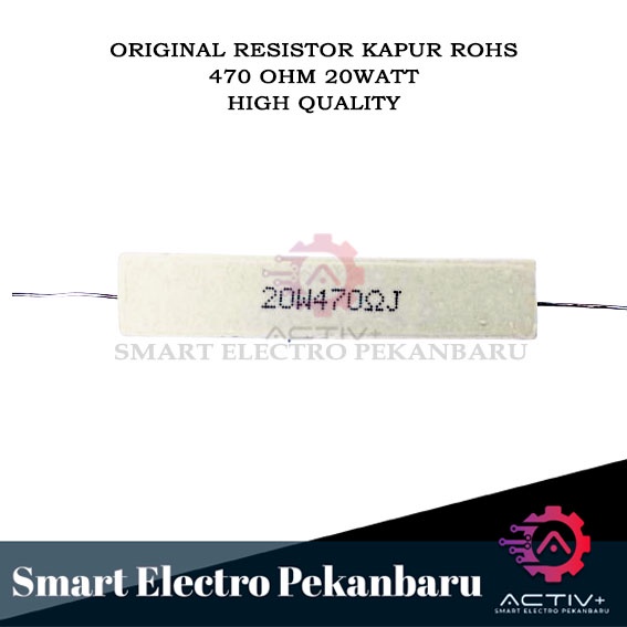 ต้นฉบับ ROHS RESISTOR 20 WATT 470 OHM RESISTOR CHALK 20WATT 470OHM RESISTOR 470 R 20 W 470OHM RESIST