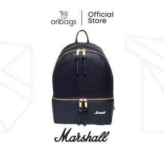 Marshall Downtown กระเป๋าเป้สะพายหลัง สีดํา สีทอง