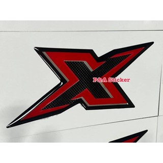 สติ๊กเกอร์สกรีน ตัว X ติดข้างประตูใต้กระจกมองข้าง รถISUZU DM…