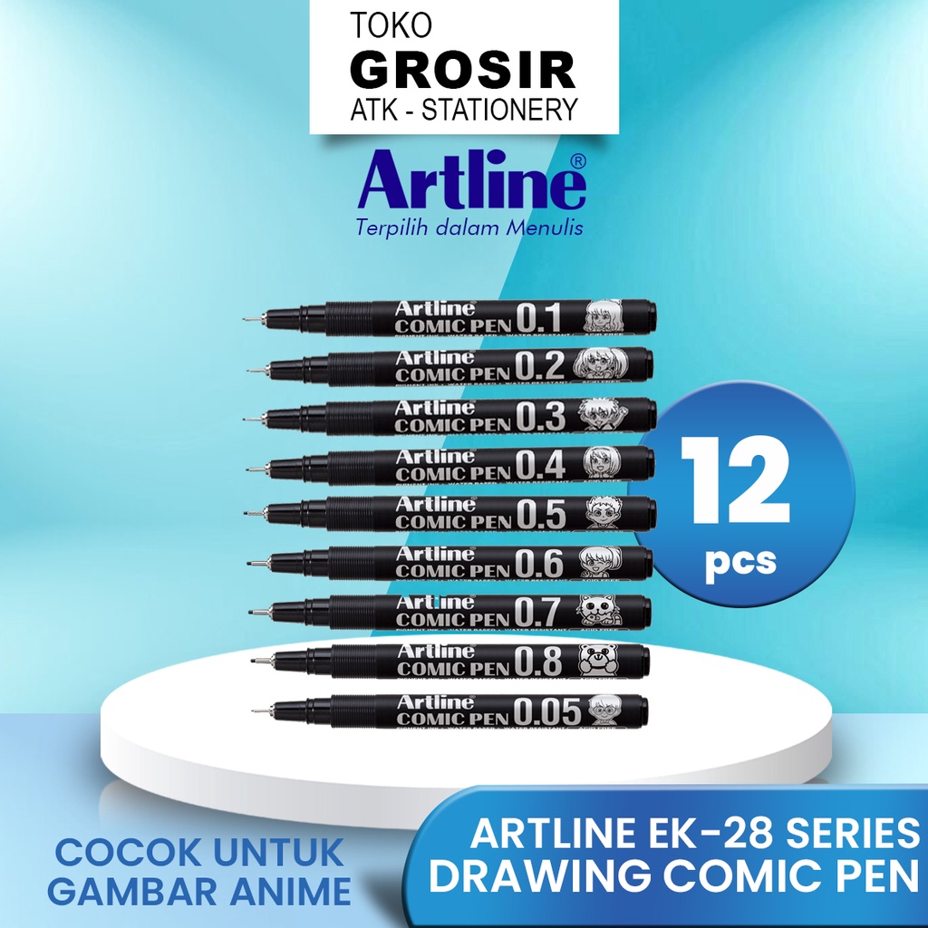 ขายส่ง ปากกาการ์ตูน Artline / ปากกาวาดภาพ