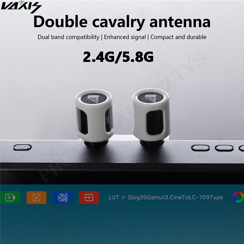 Vaxis Mushroom เสาอากาศสั้น 2.4G 5.8G Dual Cavalry SMA รอบทิศทาง สําหรับถ่ายรูป
