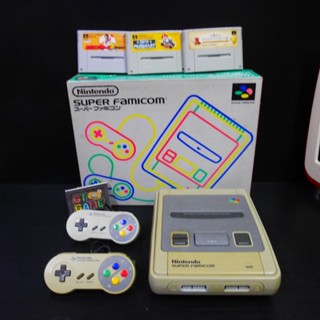 Nintendo Super Famicom + Mario kart Game 🇯🇵[ Japan ] 1990 220V.🏎🏁  Boxed 80% 🤩