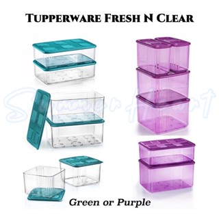 TUPPERWARE ชุดทัปเปอร์แวร์ Fresh N Clear ขนาด 715 มล. 1.6 ลิตร 1.62 ลิตร 2.5 ลิตร