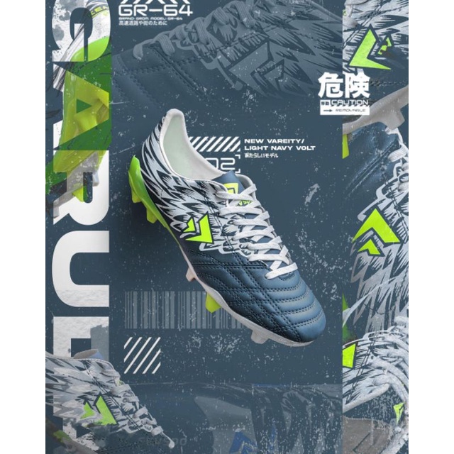 รองเท้าฟุตบอล Sevapo GARUDA APEX BLUE GREEN FG