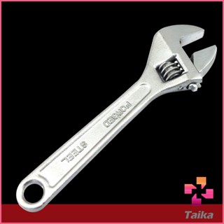 Taika ประแจปากเลื่อน  ขนาด 10 นิ้ว 250 มม กุญแจเลื่อนปากเลื่อน  Adjustable Wrench