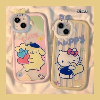 OPPO A92 A52 A1K A76 A96 A93 4G Reno 5F A94 4G Reno 5F เคสโทรศัพท์ป้องกันการตกของสัตว์ประหลาดคิตตี้ตัวน้อย