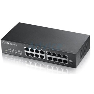 NNP-จจน.Gigabit Switching Hub 16 Port ZYXEL GS1100-16 (8) รับประกัน ออกใบกำกับภาษีได้