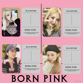 Yb2 การ์ดโลโม่ ลาย BLACKPINK BORN PINK Lisa Jisoo Rose Jennie Kpop สําหรับเก็บสะสม 1 ชิ้น BY2