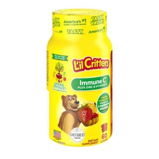 Lil Critters Gummies Immune C Plus Zinc &amp; Vitamin D 60 Each