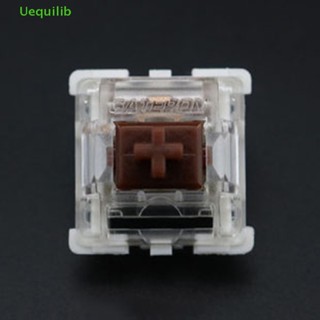 Uequilib Gateron 5 pin สวิตช์เคสใส คีย์บอร์ดเชิงกล cherry mx เข้ากันได้กับใหม่