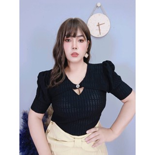 🔥Plussize🔥เสื้อคนอ้วน🔥 อก 40-50 ยาว 25