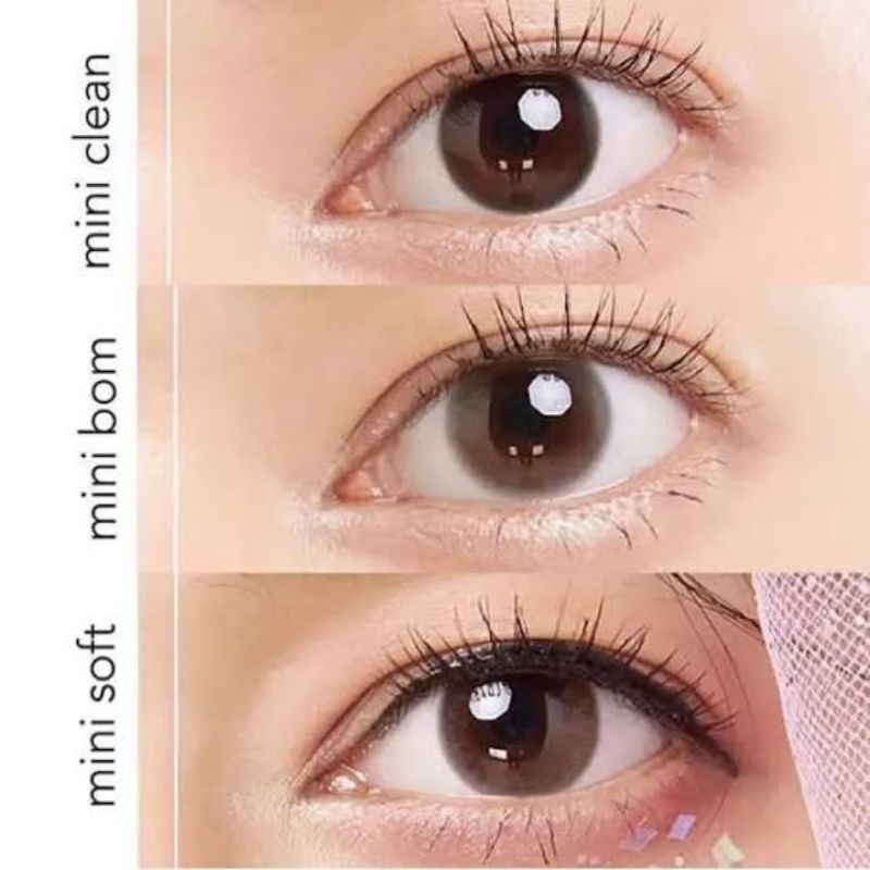 คอนแทคเลนส์ รุ่น Mini Cleen/Clean  สีเทา/ตาล Gray/Brown มีค่าสายตา (0.00)-(-10.00)