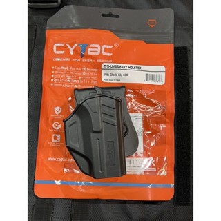 ซองพกนอก Cytac Glock 43 Glock 43X ซองปลดนิ้วโป้ง พกนอกถนัดขวา กล๊อก Glock 43