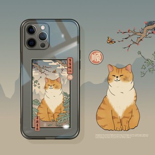 Cute little orange cat เคสไอโฟน iPhone 7 8plus X Xr Xs Max 11 pro max เคส 14plus 8พลัส phone case 13 14 12 pro เคสมือถือ