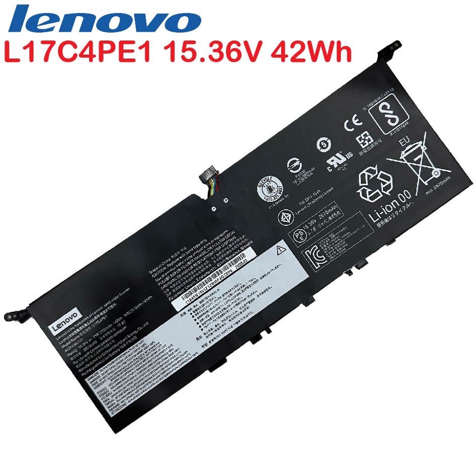 (ส่งฟรี ประกัน 1 ปี) แบตเตอรี่ Battery Lenovo IdeaPad 730S YOGA S730-13IWL L17C4PE1 ของแท้