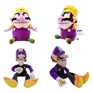 ตุ๊กตายัดนุ่น รูปการ์ตูนอนิเมะ Mario Bros Wario Waluigi ของเล่นสําหรับเด็ก