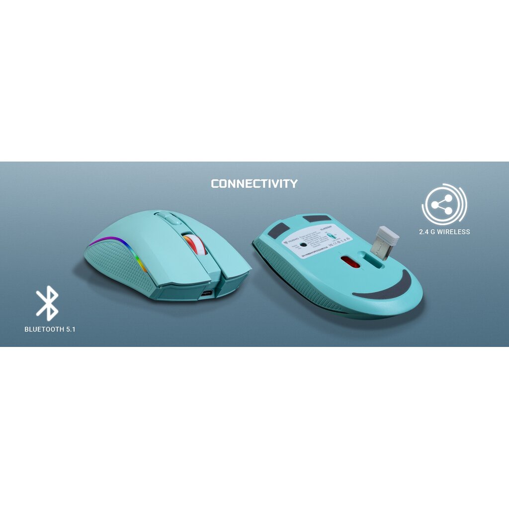 ️กรุงเทพฯด่วน1ชั่วโมง️ เม้าส์ NUBWO NM89W Wireless Gaming mouse รับประกันสินค้า 1 ปี #5