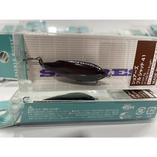 เหยื่อปลอม SHORES 41mm/4g #SHORES_TACKLE_HOUSE MADE IN JAPAN กะพงเน้นๆๆ กะสูบเทพๆๆ #สีดำ