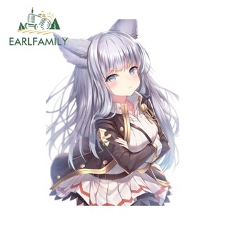 Earlfamily สติกเกอร์กันแดด ลายอนิเมะ Ferry Granblue 13 ซม. x 9.2 ซม. สําหรับตกแต่งตู้เย็น รถยนต์