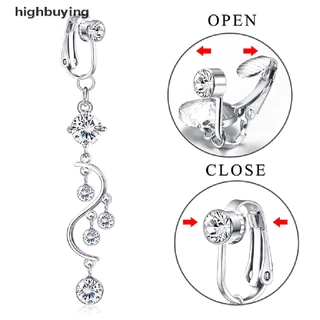 [highbuying] 1 ชิ้น แหวนปุ่มท้องปลอม คลิปบนท้อง ไม่ใช่สะดือ แหวนใหม่ สต็อก