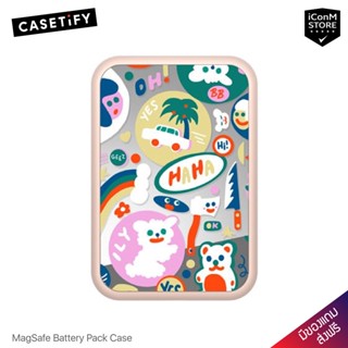 [พร้อมส่ง] CASETiFY - Happy Thoughts เคสสำหรับ แม็กเซฟ Battery Pack [ผ่อน0% ส่งฟรี มีของแถม]
