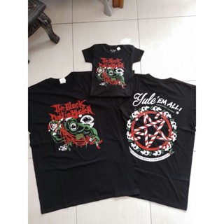 เสื้อยืด พิมพ์ลาย The BLACK DAHLIA MURDER YULE EM ALL PREMIUM สําหรับผู้ชาย