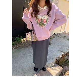 เสื้อกันหนาวแขนยาว ทรงคอปก