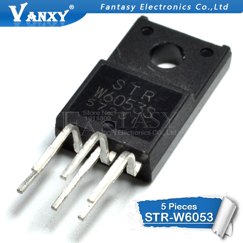 5PCS STR-W6053N STR-W6053 STR-W6053S TO220F-6 W6053N W6053S STR-W6052S STR-W6052S W6754 W656556 W6 W