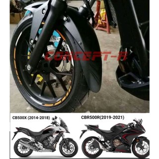 กันดีดบังโคลนหน้า ตรงรุ่น HONDA CB500X, CB500F(ทรงเรียบ)ตรงรุ่น CB500X ปี2014 - 2018