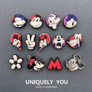 jibbitz crocs charms set ตัวติดรองเท้า แท้ DISNEY MICKEY FRIENDS ปุ่มกดจิ๊บบิทซ์