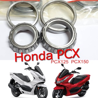 ถ้วยคอPcx125 ถ้วยคอPCX150 ลูกปืนคอ pcx125 pcx150 ชุดลูกปืนคอพร้อมรางลูกปืน แบบเดิมติดรถ ใส่ได้เลยไม่ต้องดัดแปลง ฮอนด้า พ