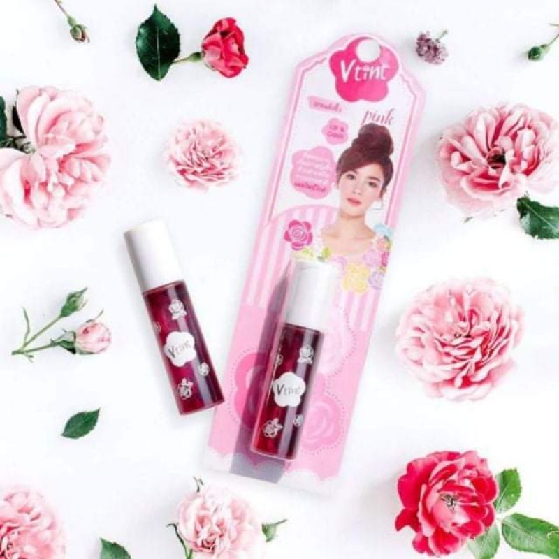 VTint วีทินท์ 💋 ลิปทินท์ สีแดงชมพูระเรื่อเป็นธรรมชาติ ปาดแล้วปิ๊ง✨ ได้ทั้งตา แก้ม ปาก - รูปที่ 2