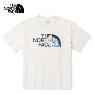 เสื้อยืดคู่รักแขนสั้น THE NORTH สไตล์ลำลอง เทรนด์แฟชั่น สวมใส่สบาย