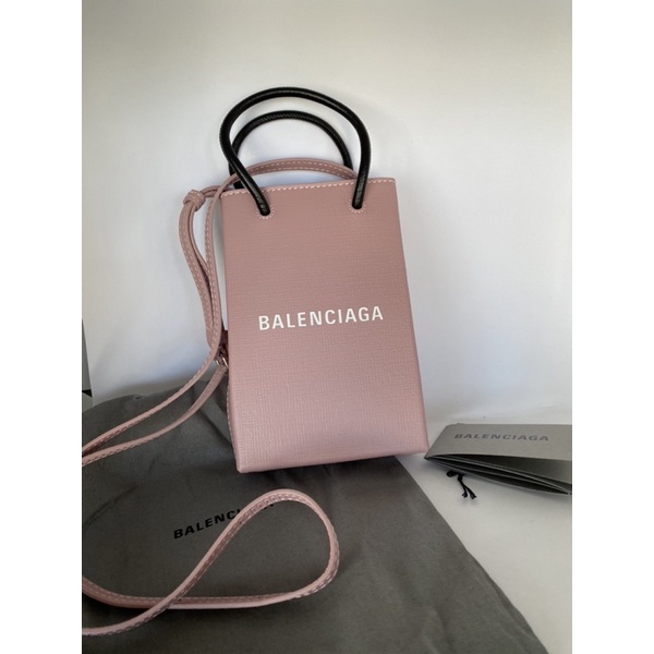 New‼️ Balenciaga phone bag ชมพู