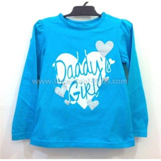 TLG-857 เสื้อแขนยาวเด็กผู้หญิง sweater สีฟ้า Size-90 (1-2Y)